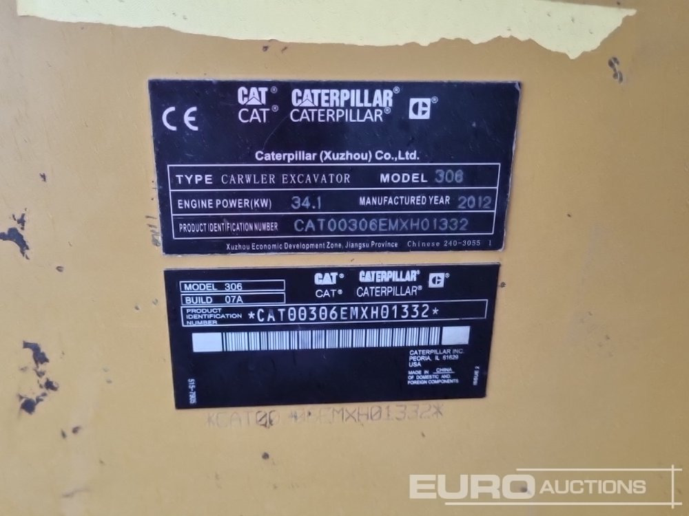 Mini pelle CAT 306: photos 49 Mini pelle CAT 306: photos 49