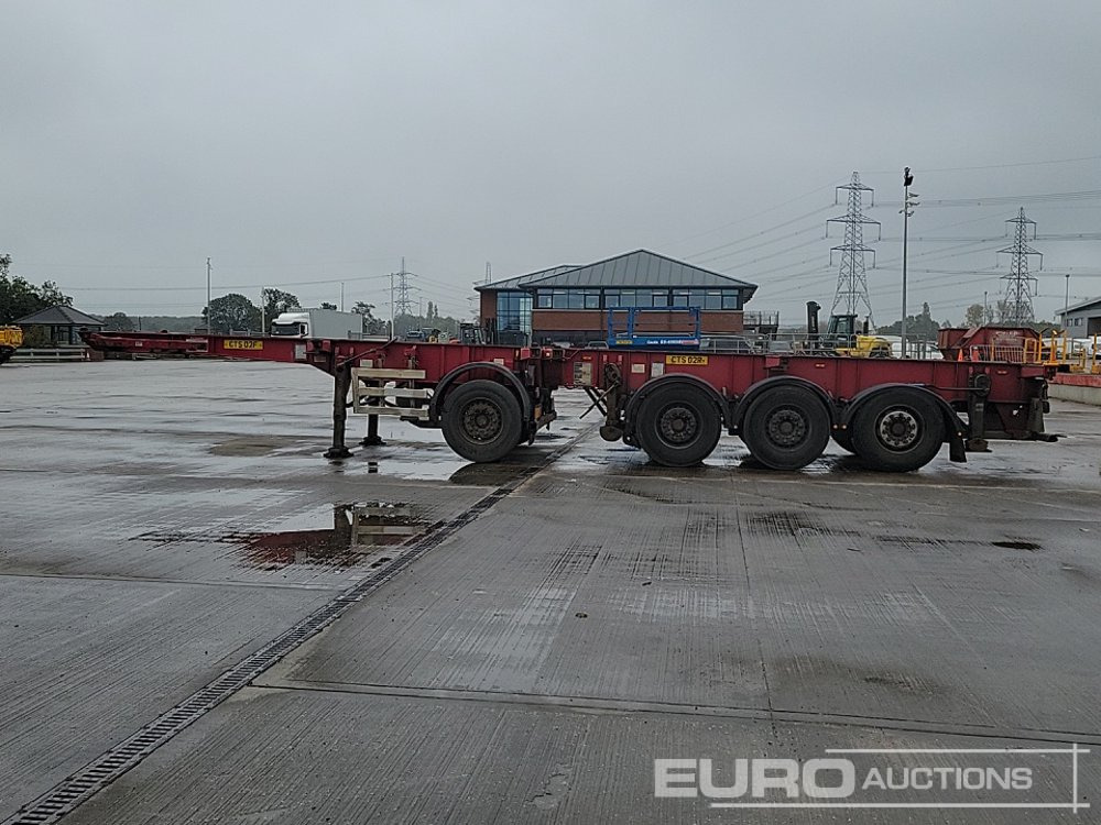 Dennison 4 Axle 2x20`Twist & Lock Multi-Functional Skeleton Trailer - Semi-remorque plateau: photos 2 Dennison 4 Axle 2x20`Twist & Lock Multi-Functional Skeleton Trailer - Semi-remorque plateau: photos 2