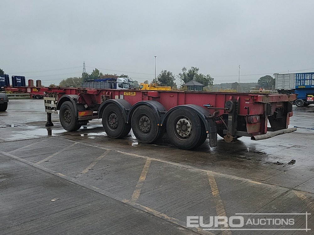 Dennison 4 Axle 2x20`Twist & Lock Multi-Functional Skeleton Trailer - Semi-remorque plateau: photos 3 Dennison 4 Axle 2x20`Twist & Lock Multi-Functional Skeleton Trailer - Semi-remorque plateau: photos 3