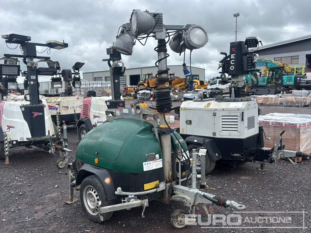 Ecolite Single Axle LED Lighting Tower, Hatz Engine - Mat d'éclairage: photos 1 Ecolite Single Axle LED Lighting Tower, Hatz Engine - Mat d'éclairage: photos 1
