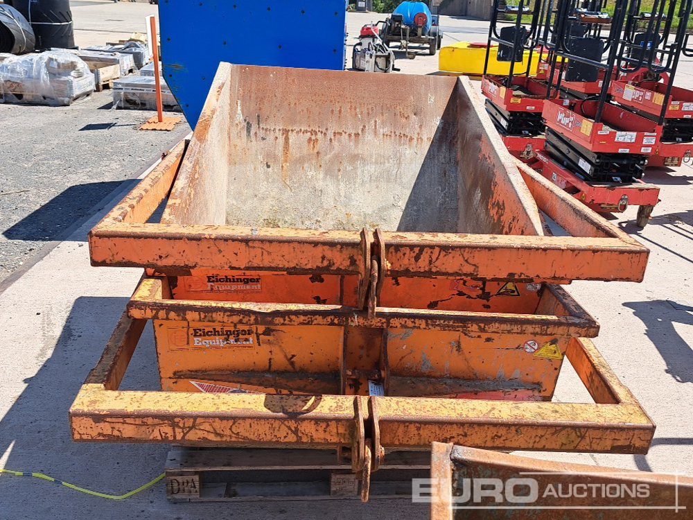 Eichinger Tipping Skip to suit Crane (2 of) - Benne basculante: photos 4 Eichinger Tipping Skip to suit Crane (2 of) - Benne basculante: photos 4