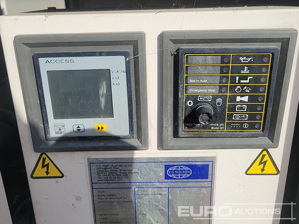 Groupe électrogène FG Wilson XD20P2: photos 21