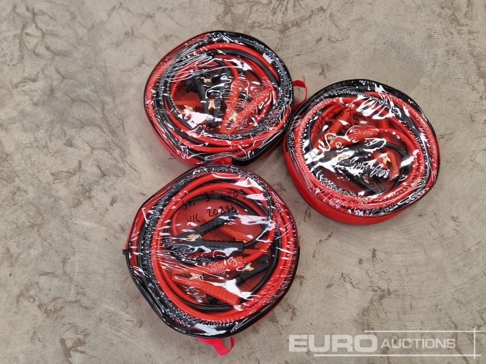 Heavy Duty 3000Amp 6 Metre Jump Leads (3 of) - Équipement de garage: photos 1 Heavy Duty 3000Amp 6 Metre Jump Leads (3 of) - Équipement de garage: photos 1