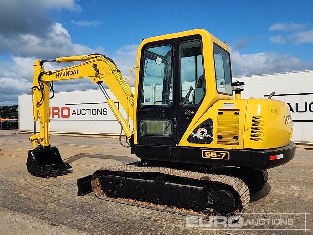 Hyundai R55-7 - Mini pelle: photos 3 Hyundai R55-7 - Mini pelle: photos 3
