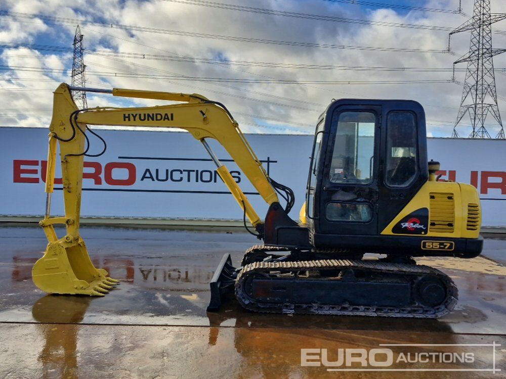 Hyundai R55-7 - Mini pelle: photos 2 Hyundai R55-7 - Mini pelle: photos 2