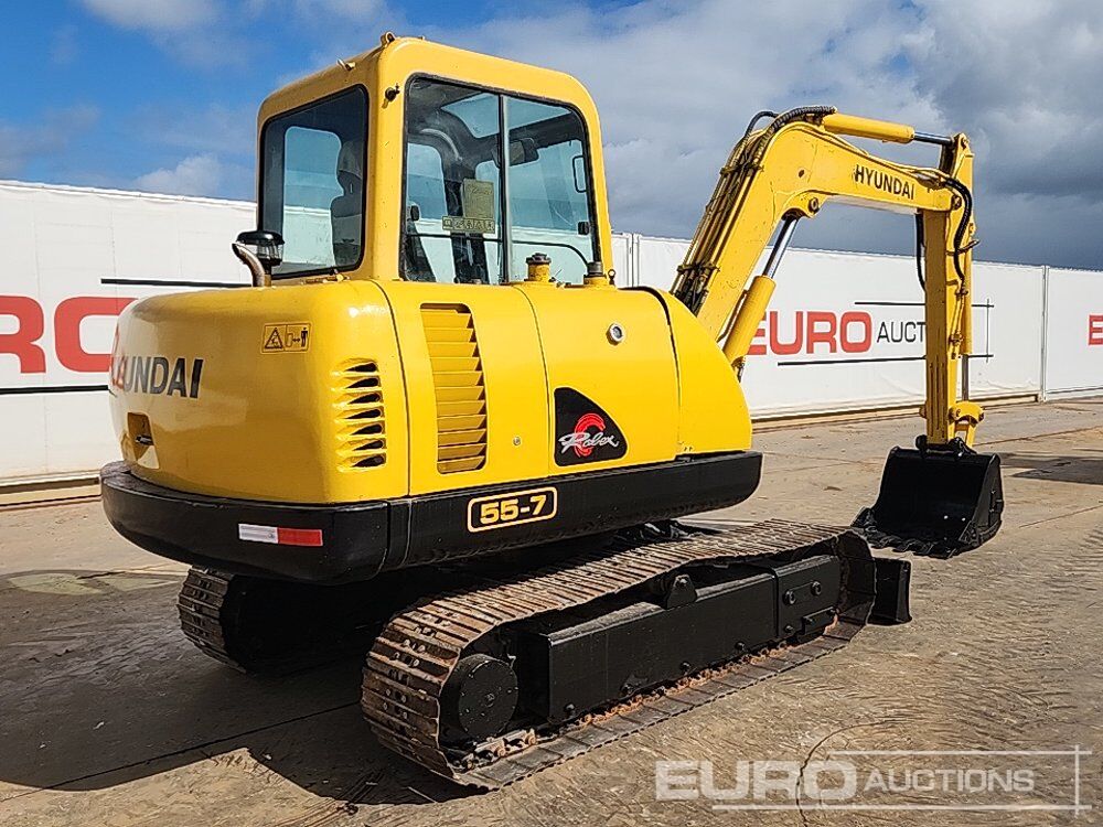 Hyundai R55-7 - Mini pelle: photos 5 Hyundai R55-7 - Mini pelle: photos 5