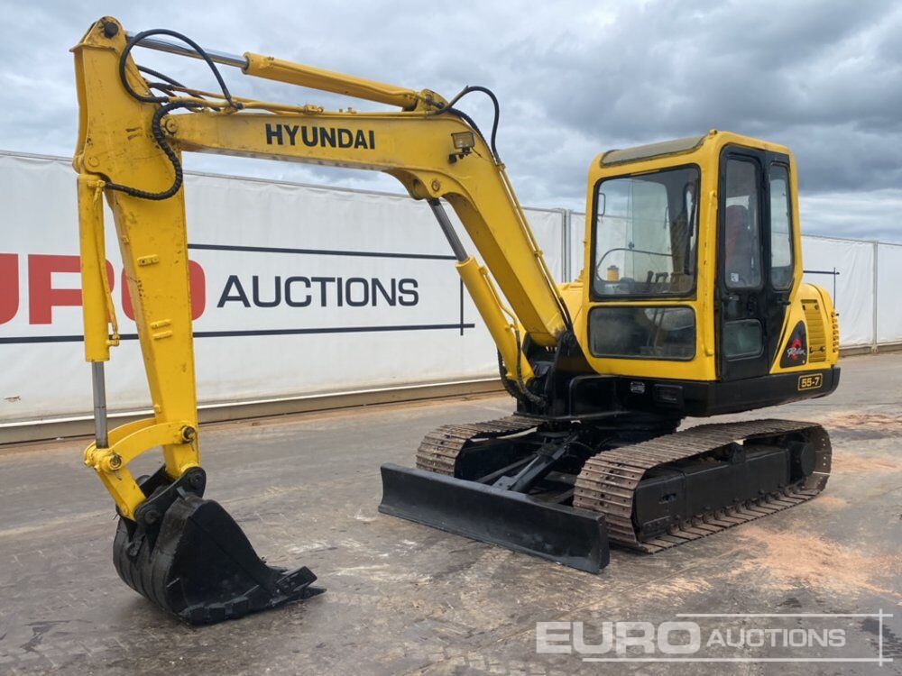 Hyundai R55-7 - Mini pelle: photos 1 Hyundai R55-7 - Mini pelle: photos 1