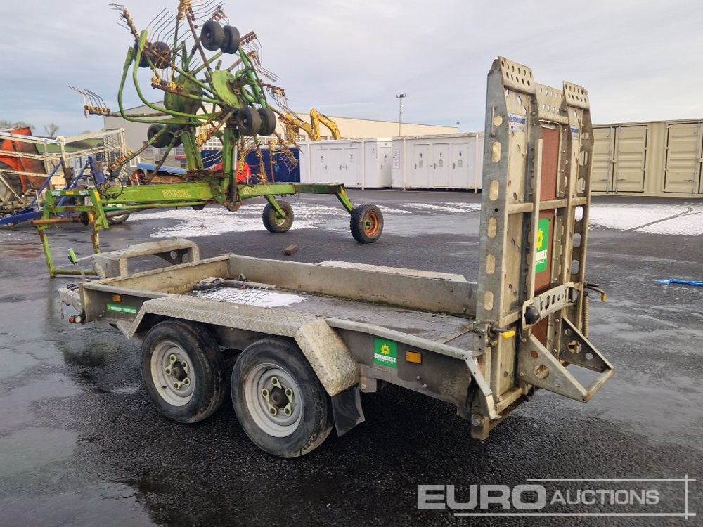 Indespension 2700Kg Twin Axle Plant Trailer, Ramp - Remorque porte engin: photos 2 Indespension 2700Kg Twin Axle Plant Trailer, Ramp - Remorque porte engin: photos 2