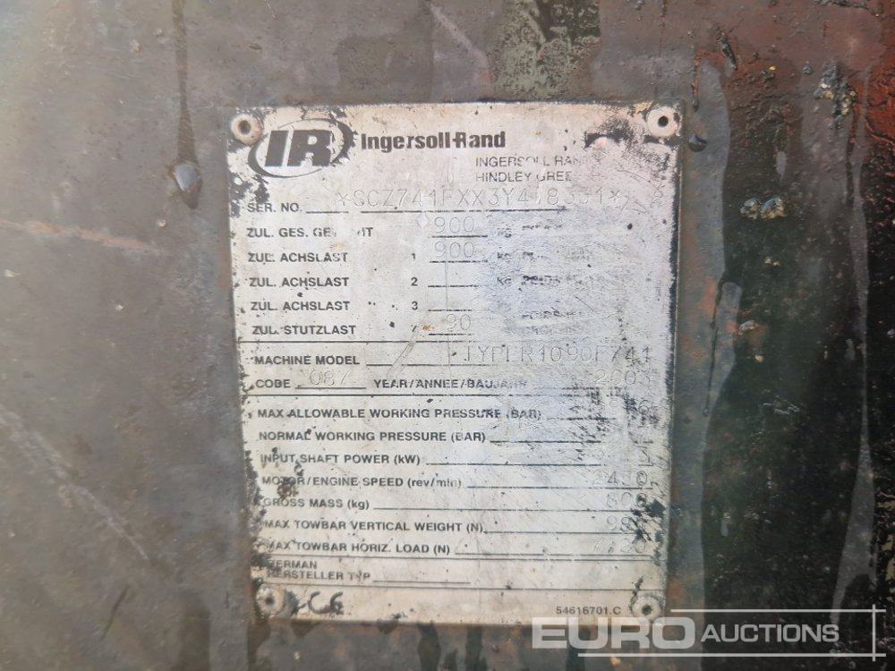 Compresseur d'air Ingersol Rand Single Axle Compressor: photos 18