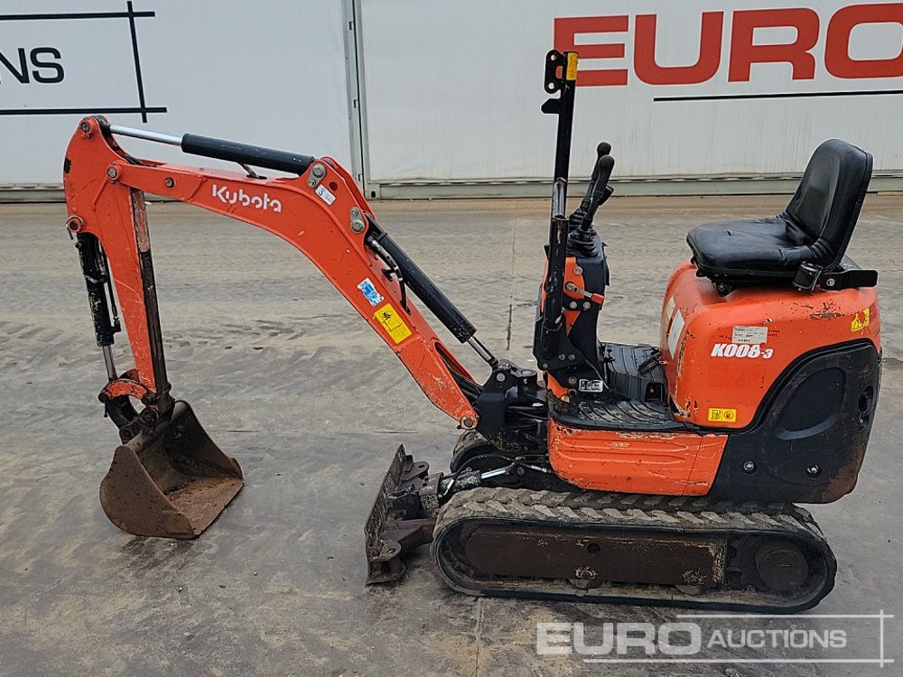 Kubota K008-3 - Mini pelle: photos 2 Kubota K008-3 - Mini pelle: photos 2