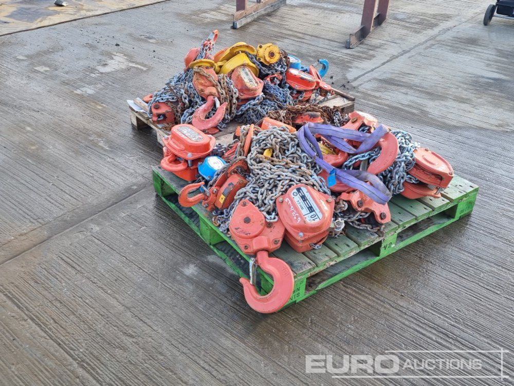 Pallet of Various Sized Chain Block & Tackle (2 of) - Matériel de manutention: photos 5 Pallet of Various Sized Chain Block & Tackle (2 of) - Matériel de manutention: photos 5