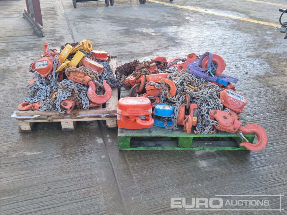 Pallet of Various Sized Chain Block & Tackle (2 of) - Matériel de manutention: photos 4 Pallet of Various Sized Chain Block & Tackle (2 of) - Matériel de manutention: photos 4