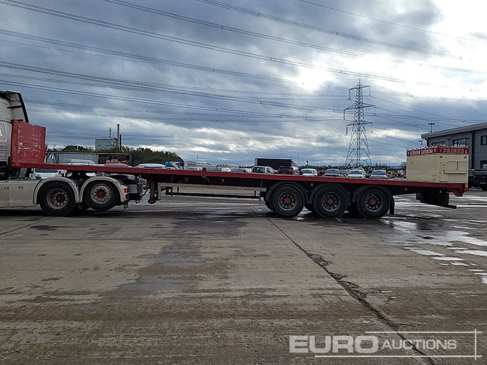 Montracon Tri Axle Flat Bed Trailer - Semi-remorque plateau: photos 2 Montracon Tri Axle Flat Bed Trailer - Semi-remorque plateau: photos 2
