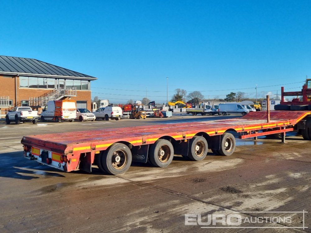 Nooteboom 4 Axle Extendable Low Loader Trailer, Twin Axle Rear Steer, Out Riggers - Camion plateau: photos 5 Nooteboom 4 Axle Extendable Low Loader Trailer, Twin Axle Rear Steer, Out Riggers - Camion plateau: photos 5