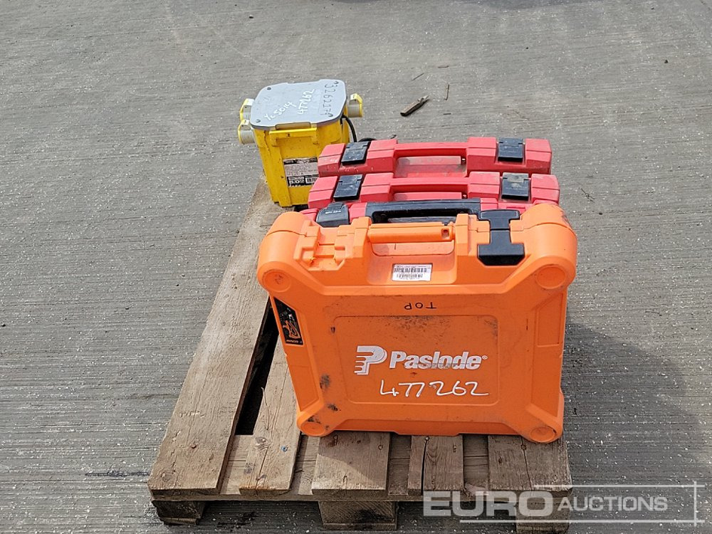 Matériel de chantier Paslode PPM35Ci Battery Nail Gun, Bosch 230Volt Heat Gun, Hilti Battery Drill (3 of), 110Volt Transformer: photos 6
