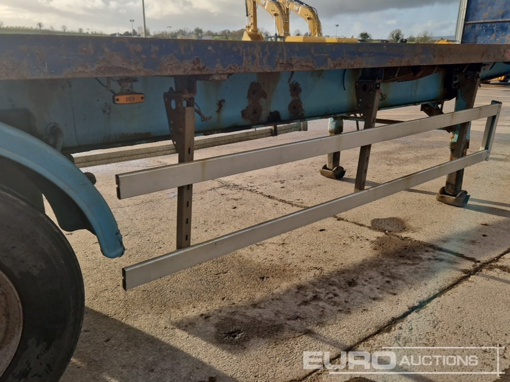 Semi-remorque plateau SDC 45' Tri Axle Flat Trailer, BPW Axles: photos 17