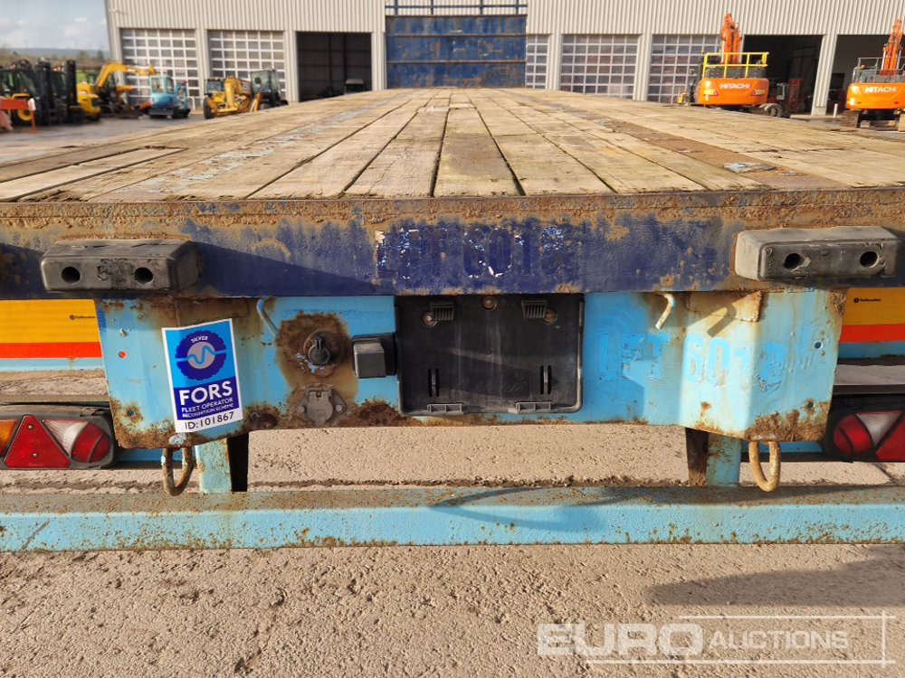 Semi-remorque plateau SDC 45' Tri Axle Flat Trailer, BPW Axles: photos 15