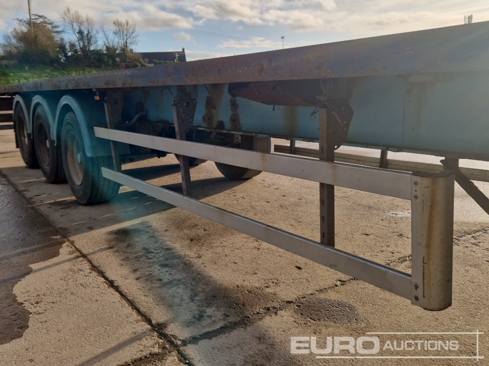 Semi-remorque plateau SDC 45' Tri Axle Flat Trailer, BPW Axles: photos 18