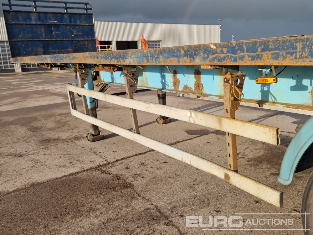 Semi-remorque plateau SDC 45' Tri Axle Flat Trailer, BPW Axles: photos 13