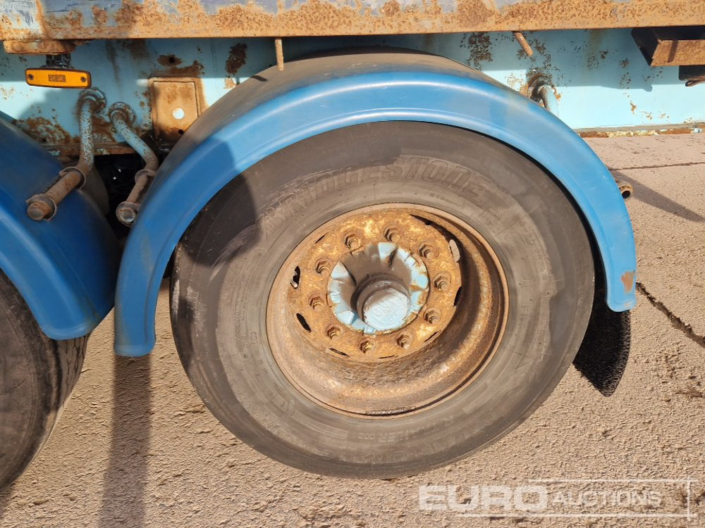 Semi-remorque plateau SDC 45' Tri Axle Flat Trailer, BPW Axles: photos 8