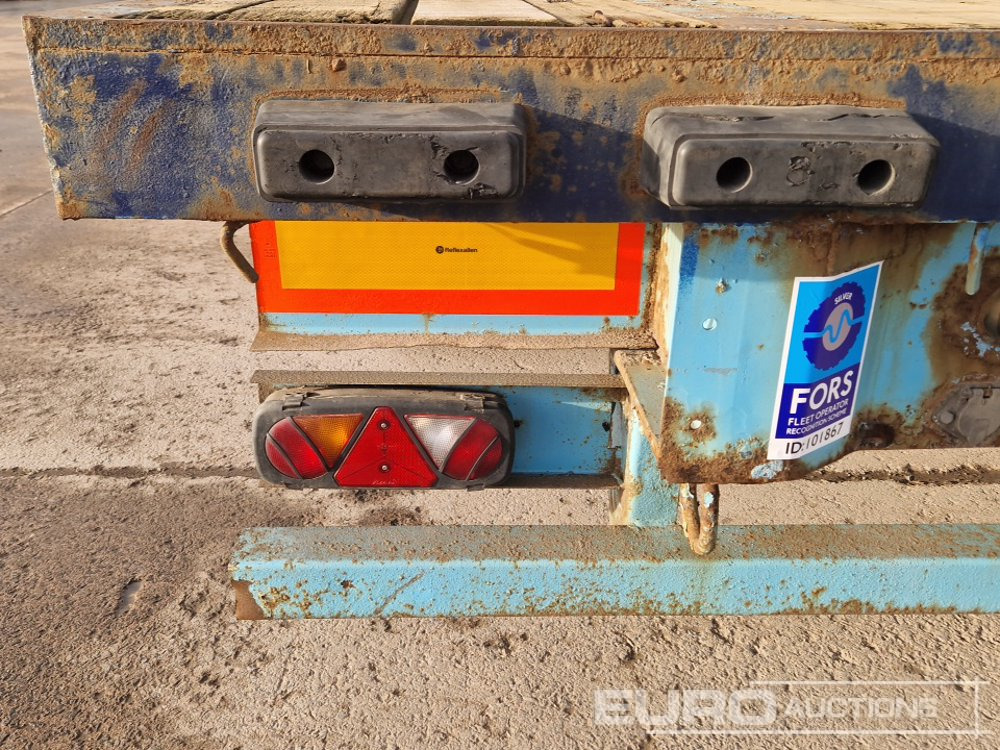 Semi-remorque plateau SDC 45' Tri Axle Flat Trailer, BPW Axles: photos 14