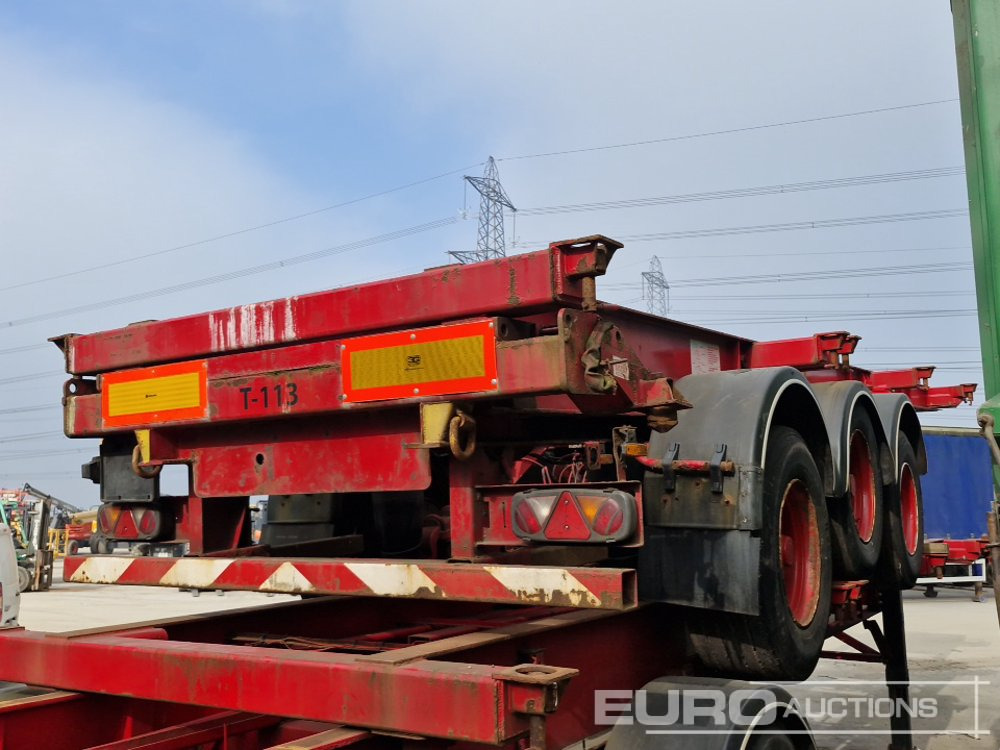 SDC Tri Axle Sliding Skeletal Container Trailer - Semi-remorque plateau: photos 5 SDC Tri Axle Sliding Skeletal Container Trailer - Semi-remorque plateau: photos 5