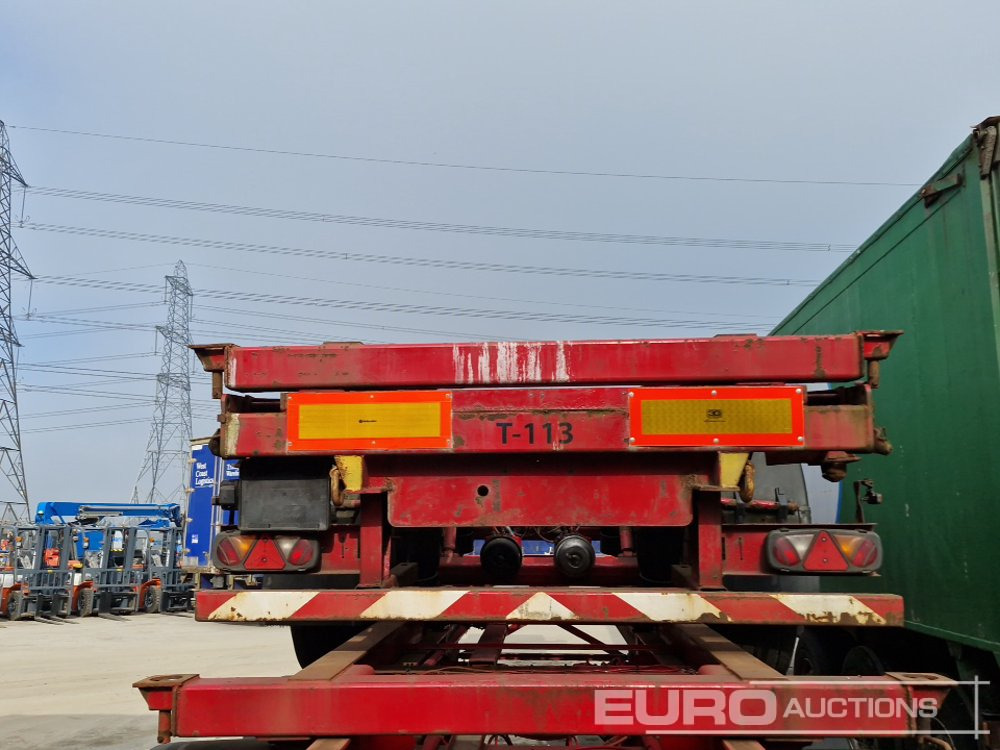 SDC Tri Axle Sliding Skeletal Container Trailer - Semi-remorque plateau: photos 4 SDC Tri Axle Sliding Skeletal Container Trailer - Semi-remorque plateau: photos 4