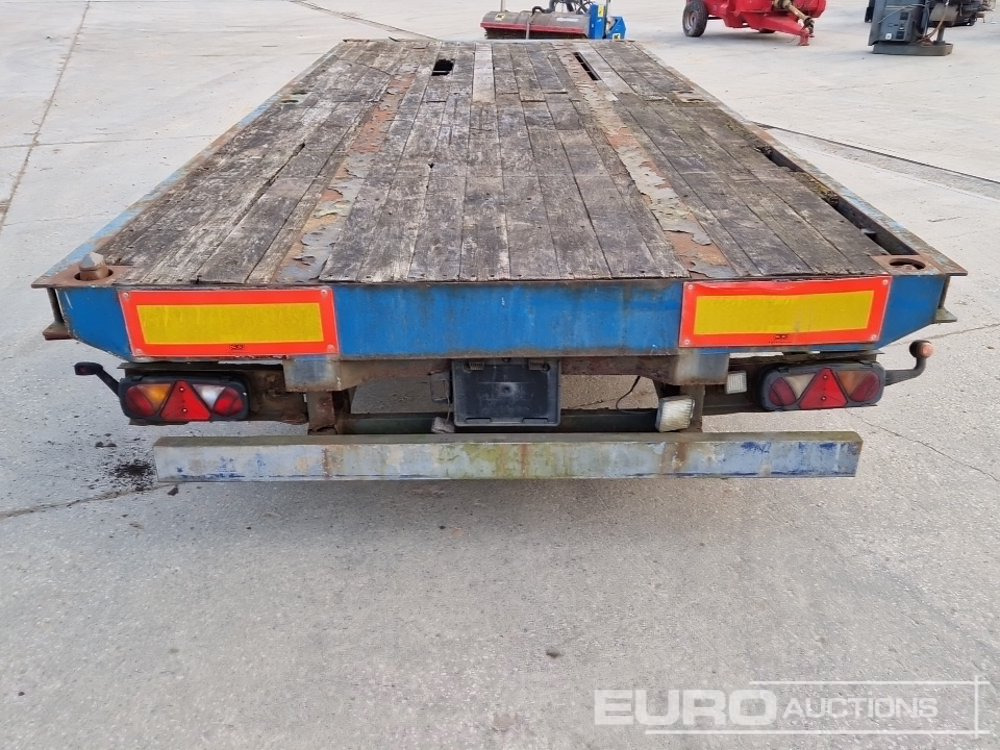 Semi-remorque surbaissé SDC Twin Axle Drag Flat Trailer, Twist & Locks, Air Brakes: photos 34