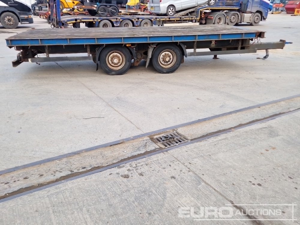 Semi-remorque surbaissé SDC Twin Axle Drag Flat Trailer, Twist & Locks, Air Brakes: photos 12