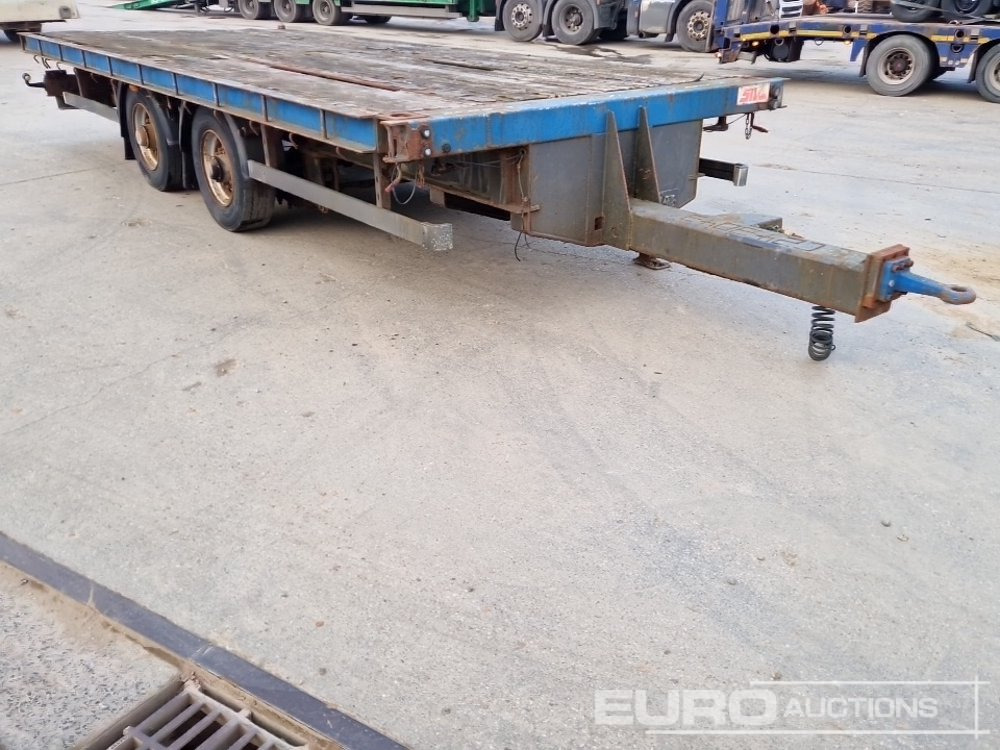 Semi-remorque surbaissé SDC Twin Axle Drag Flat Trailer, Twist & Locks, Air Brakes: photos 13