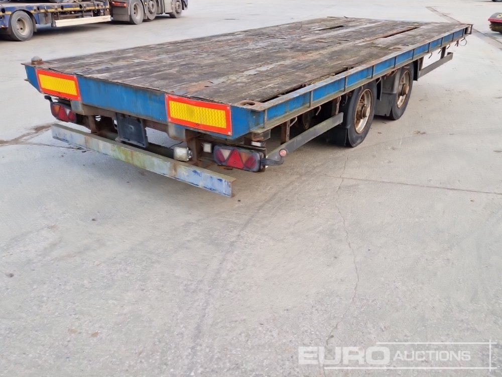 Semi-remorque surbaissé SDC Twin Axle Drag Flat Trailer, Twist & Locks, Air Brakes: photos 10