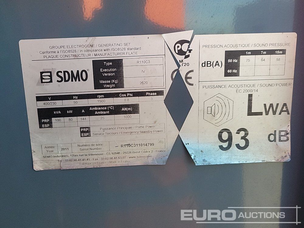 Groupe électrogène SDMO R110: photos 34