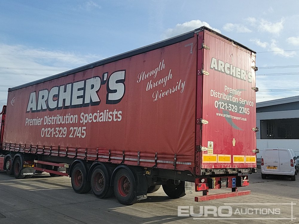 Schmidtz Tri Axle Curtainsider Trailer - Semi-remorque rideaux coulissants: photos 3 Schmidtz Tri Axle Curtainsider Trailer - Semi-remorque rideaux coulissants: photos 3