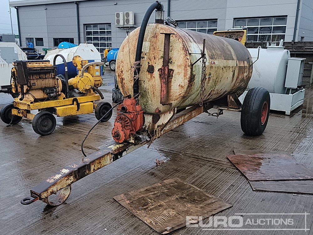 Single Axle Draw Bar Slurry Tanker - Remorque agricole: photos 1 Single Axle Draw Bar Slurry Tanker - Remorque agricole: photos 1