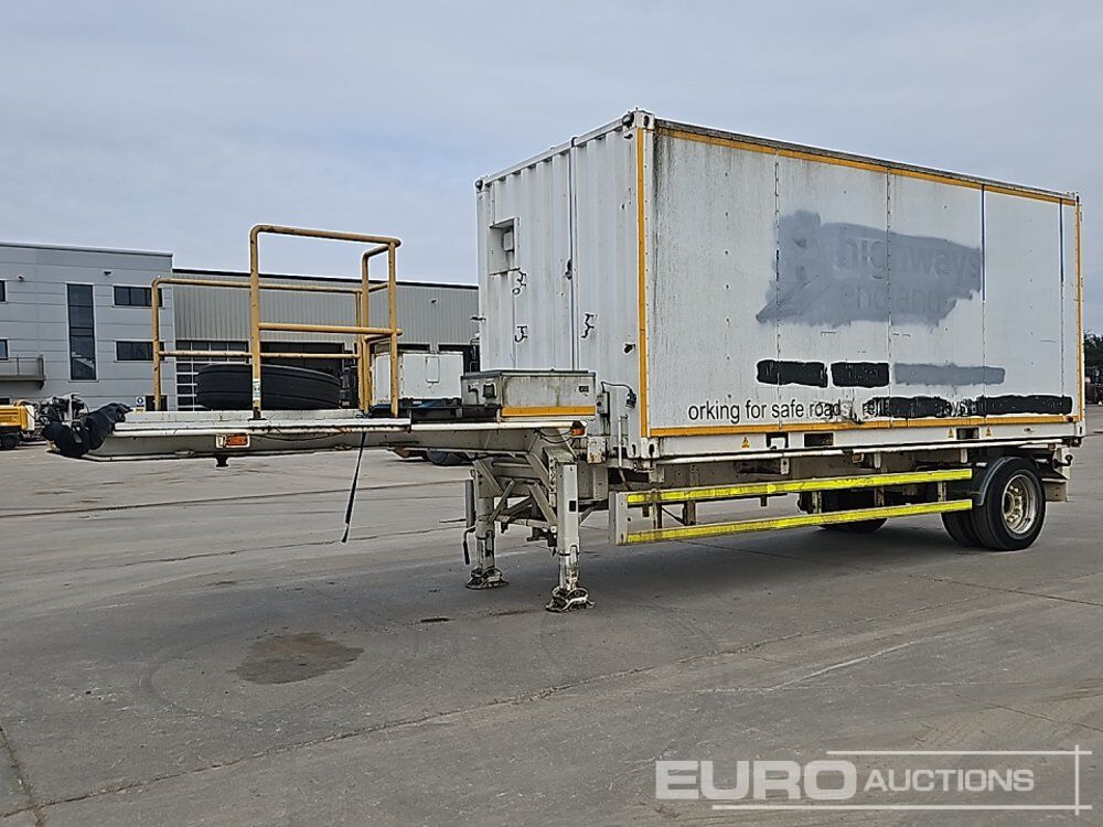 Single Axle Twist & Lock Skeleton Trailer, 20' Container - Semi-remorque plateau: photos 1 Single Axle Twist & Lock Skeleton Trailer, 20' Container - Semi-remorque plateau: photos 1