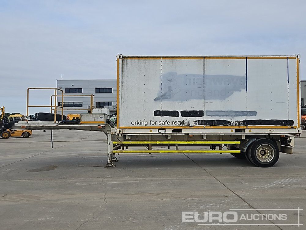Single Axle Twist & Lock Skeleton Trailer, 20' Container - Semi-remorque plateau: photos 2 Single Axle Twist & Lock Skeleton Trailer, 20' Container - Semi-remorque plateau: photos 2