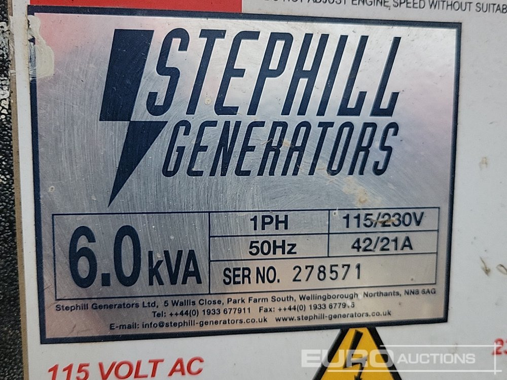 Groupe électrogène Stephill SE6000D4: photos 21