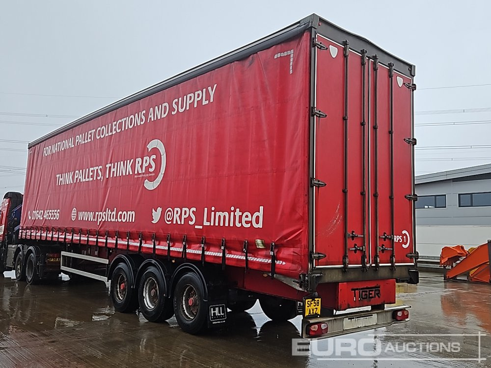 Tiger Tri Axle Curtainsider Trailer - Semi-remorque rideaux coulissants: photos 3 Tiger Tri Axle Curtainsider Trailer - Semi-remorque rideaux coulissants: photos 3