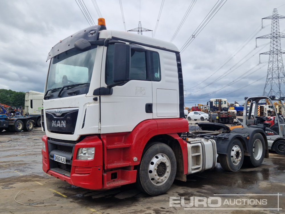 2017 MAN 6x2 Midlift, Tipping Gear, 3 Way Camera, Automatic Gearbox (Reg. Docs. & Plating Certificate Available) (Non Runner) - Tracteur routier: photos 1 2017 MAN 6x2 Midlift, Tipping Gear, 3 Way Camera, Automatic Gearbox (Reg. Docs. & Plating Certificate Available) (Non Runner) - Tracteur routier: photos 1