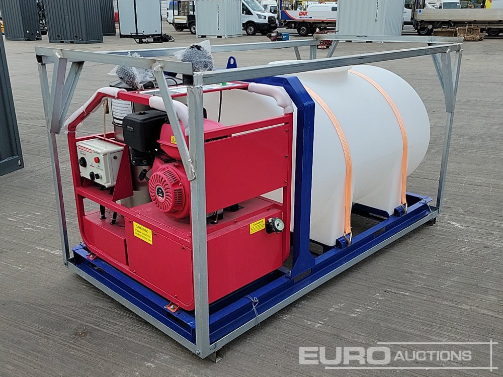 Unused 2024 1000 Litre Static Plastic Water Bowser, Electric Start Hot Water Pressure Washer, Jiang Dong Engine - Nettoyeur haute pression: photos 1 Unused 2024 1000 Litre Static Plastic Water Bowser, Electric Start Hot Water Pressure Washer, Jiang Dong Engine - Nettoyeur haute pression: photos 1
