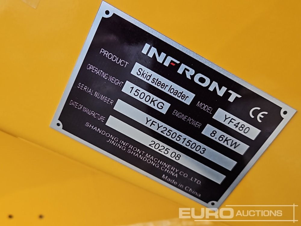 Unused 2025 Infront YF480 - Mini chargeuse: photos 1 Unused 2025 Infront YF480 - Mini chargeuse: photos 1