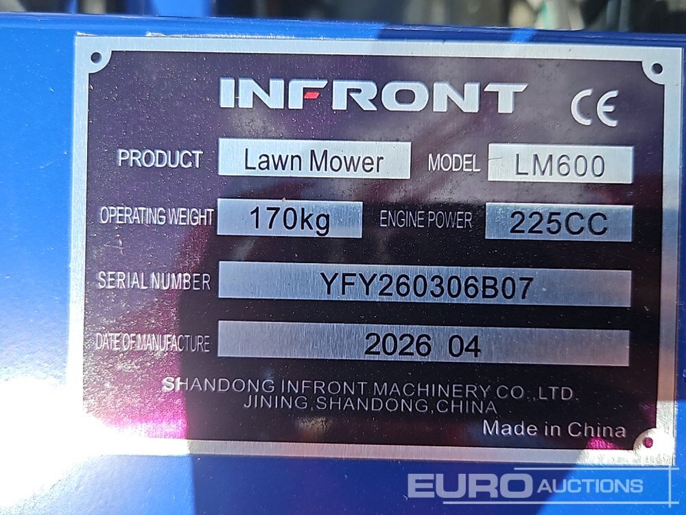 Unused 2026 Infront LM600 - Motofaucheuse: photos 2 Unused 2026 Infront LM600 - Motofaucheuse: photos 2