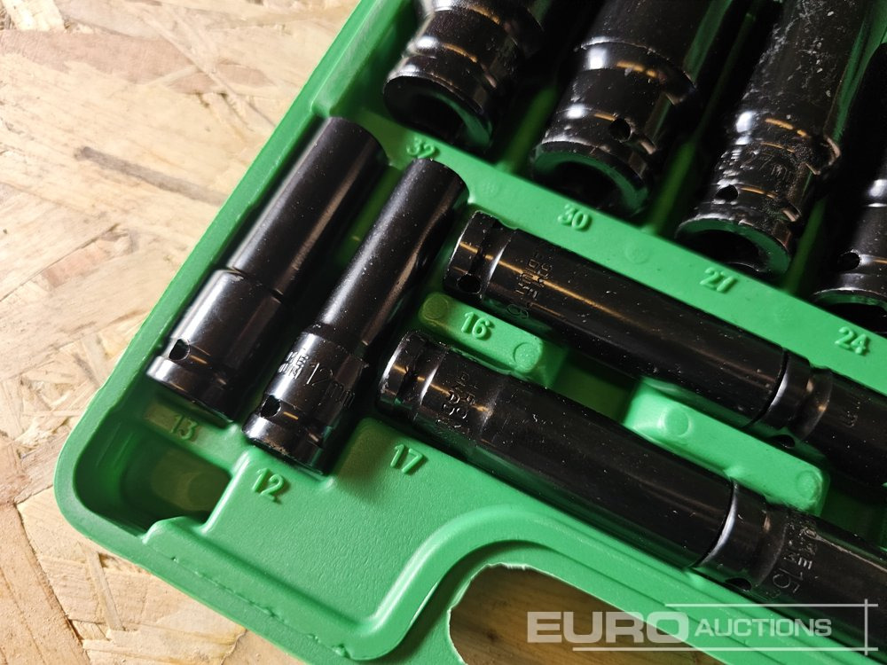 Unused 20Pcs 1/2" Deep Impact Socket Set (8mm-32mm) - Équipement de garage: photos 4 Unused 20Pcs 1/2" Deep Impact Socket Set (8mm-32mm) - Équipement de garage: photos 4