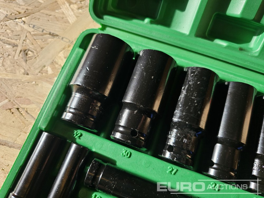 Unused 20Pcs 1/2" Deep Impact Socket Set (8mm-32mm) - Équipement de garage: photos 2 Unused 20Pcs 1/2" Deep Impact Socket Set (8mm-32mm) - Équipement de garage: photos 2