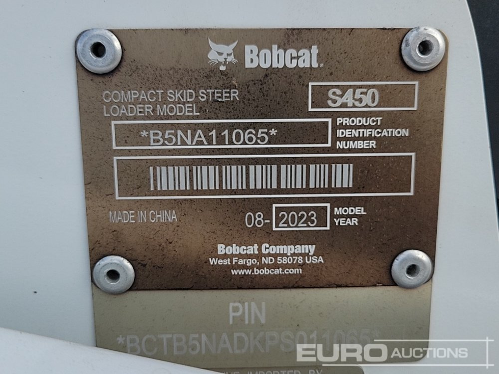 Mini chargeuse Unused Bobcat S450: photos 34