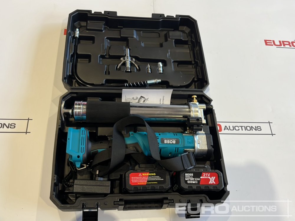Unused Boss 21 Volt Lithium Battery Cordless Grease Gun - Équipement de garage: photos 2 Unused Boss 21 Volt Lithium Battery Cordless Grease Gun - Équipement de garage: photos 2