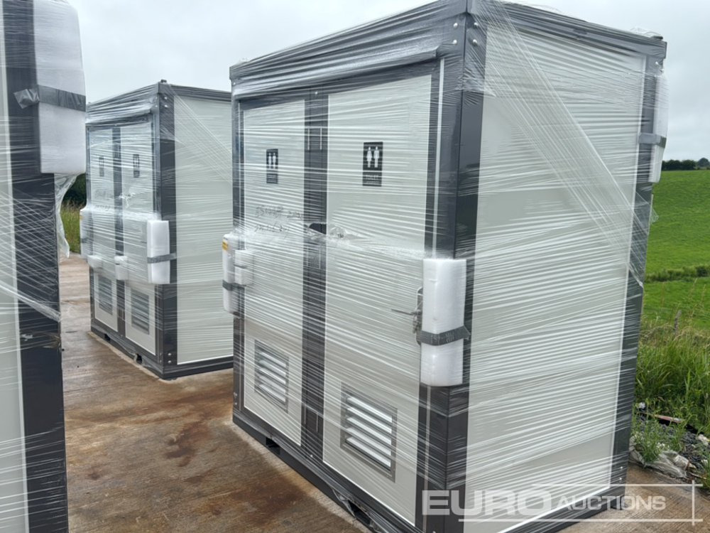 Unused Double Toilet Cubicle, Two Toilets, Basins (Cannot Be Reconsigned) - Conteneur maritime: photos 1 Unused Double Toilet Cubicle, Two Toilets, Basins (Cannot Be Reconsigned) - Conteneur maritime: photos 1