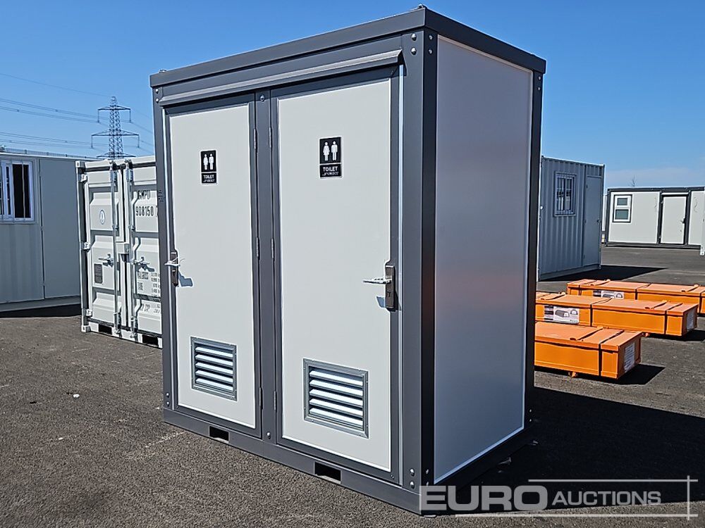 Unused Double Toilet Unit (Cannot Be Reconsigned) - Conteneur maritime: photos 1 Unused Double Toilet Unit (Cannot Be Reconsigned) - Conteneur maritime: photos 1
