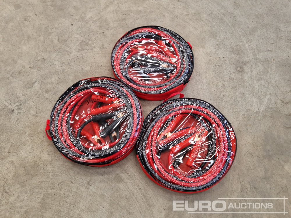 Unused Heavy Duty 3000Amp 6 Metre Jump Leads (3 of) - Équipement de garage: photos 3 Unused Heavy Duty 3000Amp 6 Metre Jump Leads (3 of) - Équipement de garage: photos 3