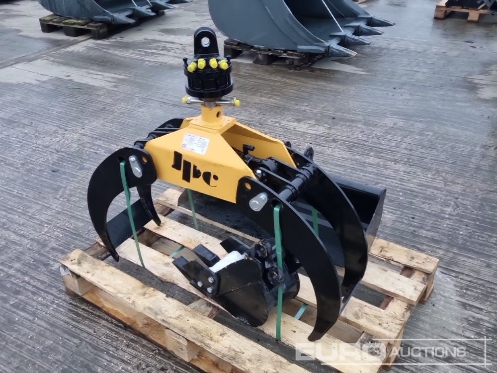 Godet neuf Unused Hydraulic Rotating Wood Grab to suit Crane, 32" Ditching, 8" Digging Bucket 25mm Pin to suit Mini Excavator: photos 7 Godet neuf Unused Hydraulic Rotating Wood Grab to suit Crane, 32" Ditching, 8" Digging Bucket 25mm Pin to suit Mini Excavator: photos 7